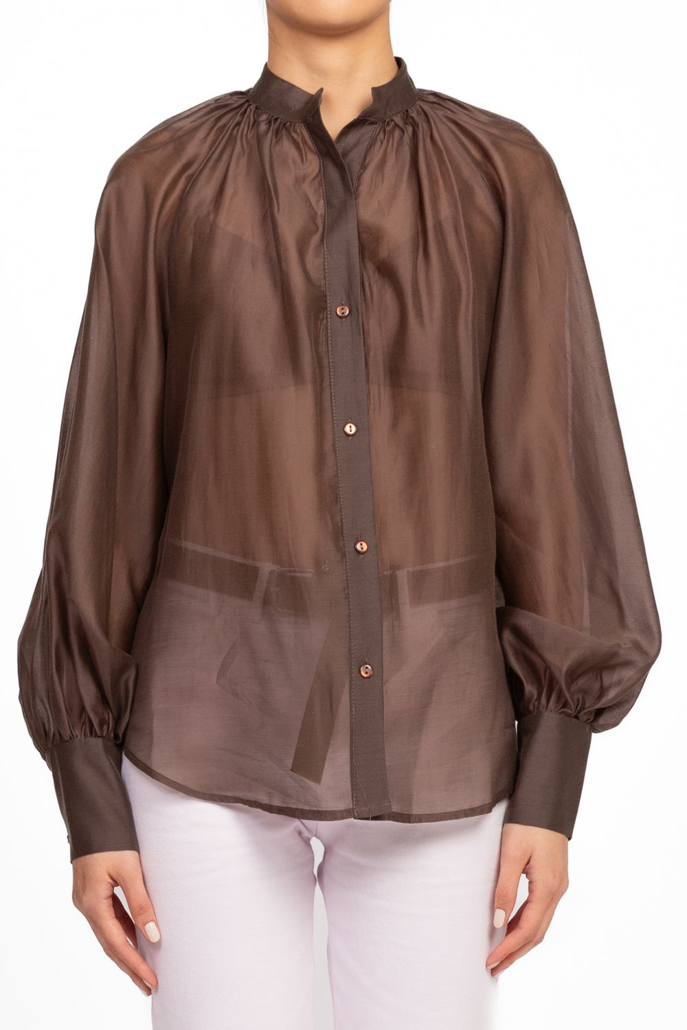 Tensione In - Camicia scollo coreano Art. 25C7446