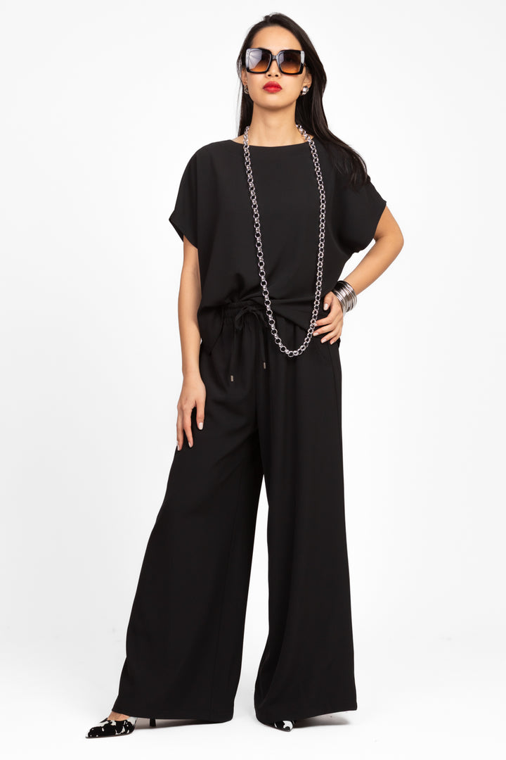 Tensione In - Pantalone crepe con coulisse Art. 25P7459