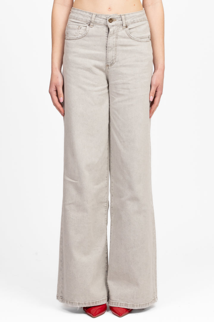 Bloom - Jeans palazzo Art. ROMA-GRIS
