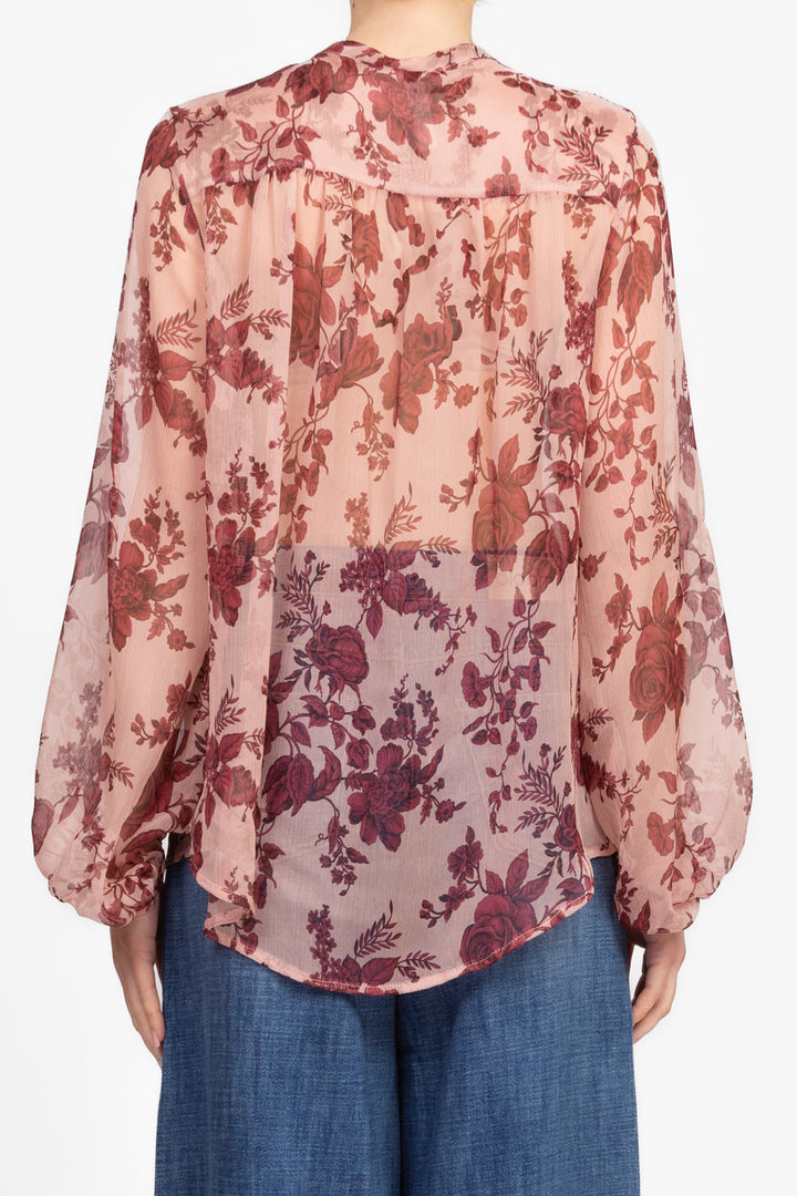 Tensione In - Camicia floreale con laccio Art. RU1000
