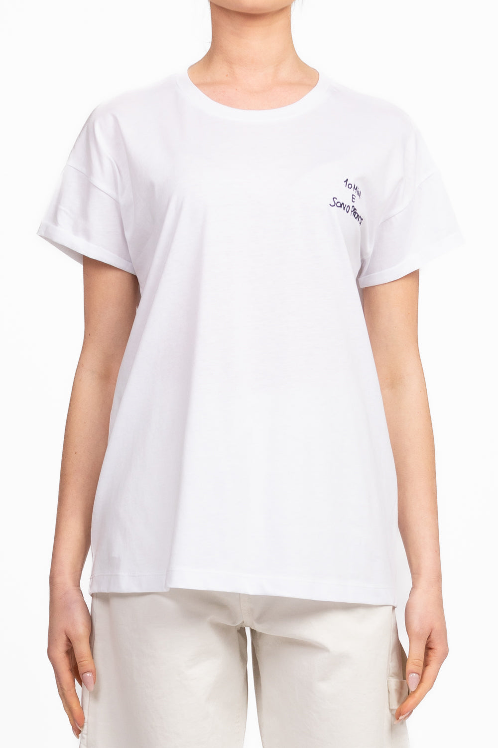 Tensione in - T-shirt "10 minuti e sono pronta " Art. 25M7465