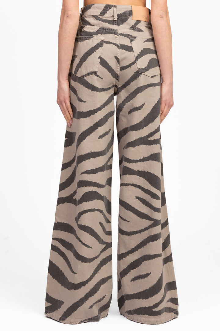 Vicolo - Jeans MYRNA zebrato palazzo Art. DD5369