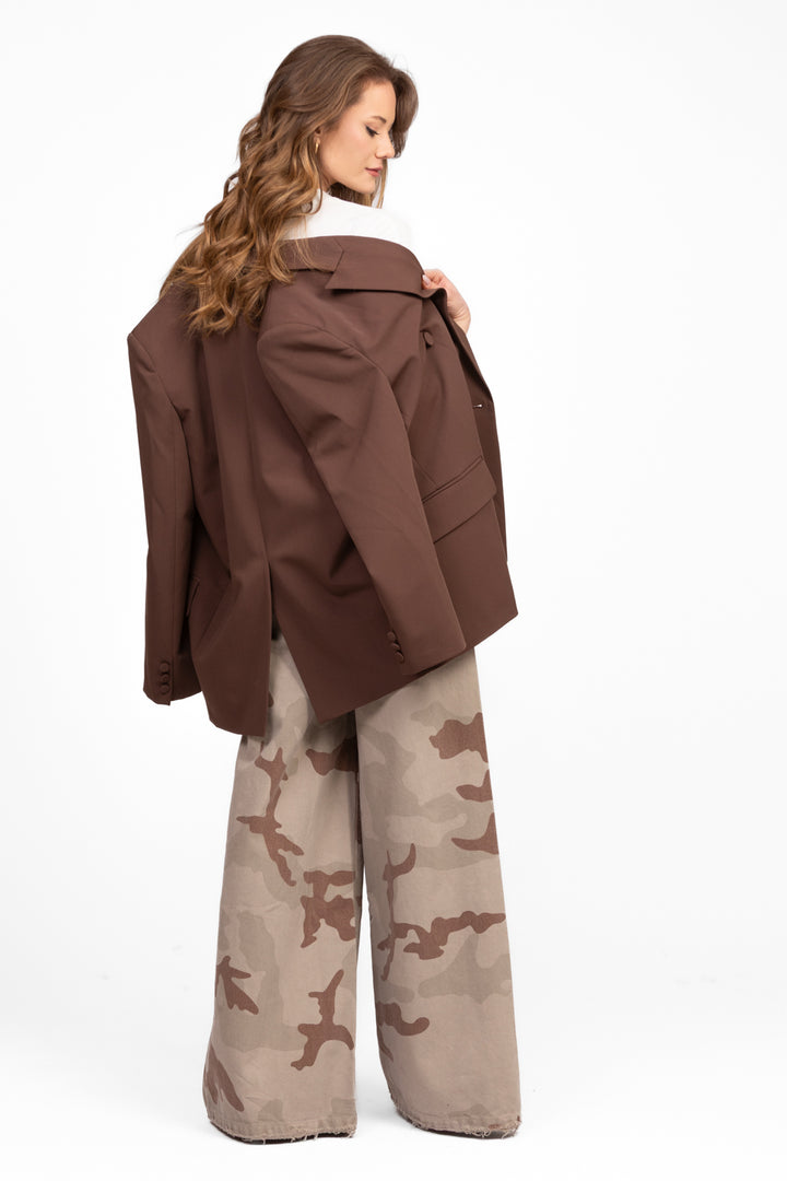 Vicolo - Jeans MYRNA palazzo camouflage Art. DD5370
