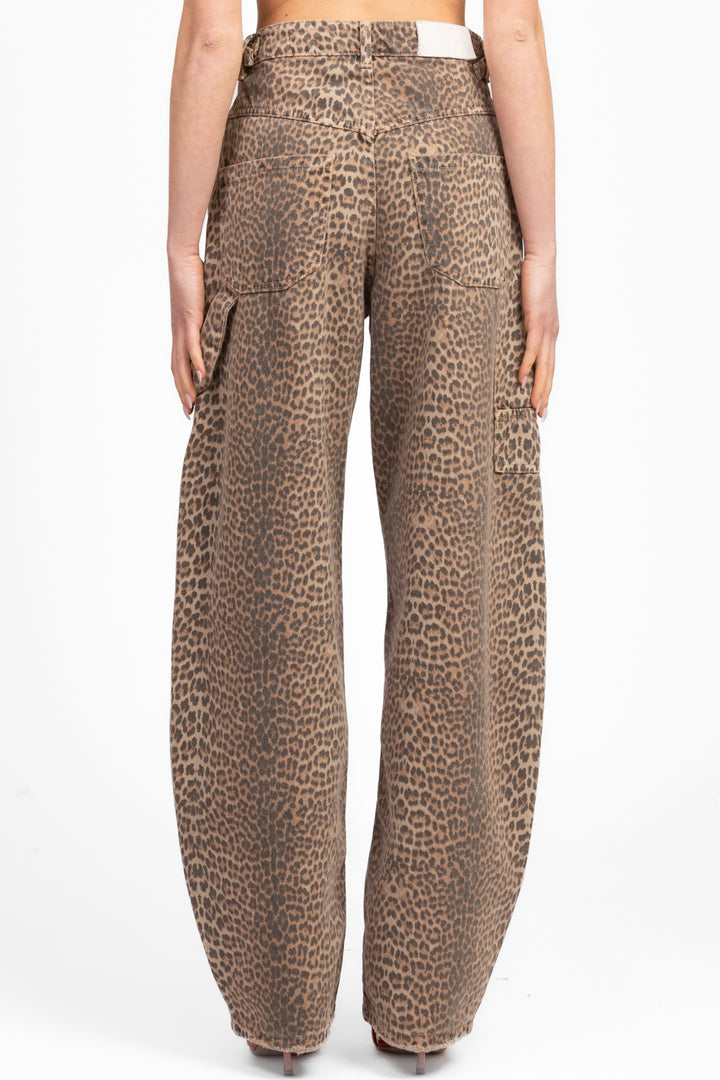Tensione In - Jeans animalier balloon Art. WORK-LEO
