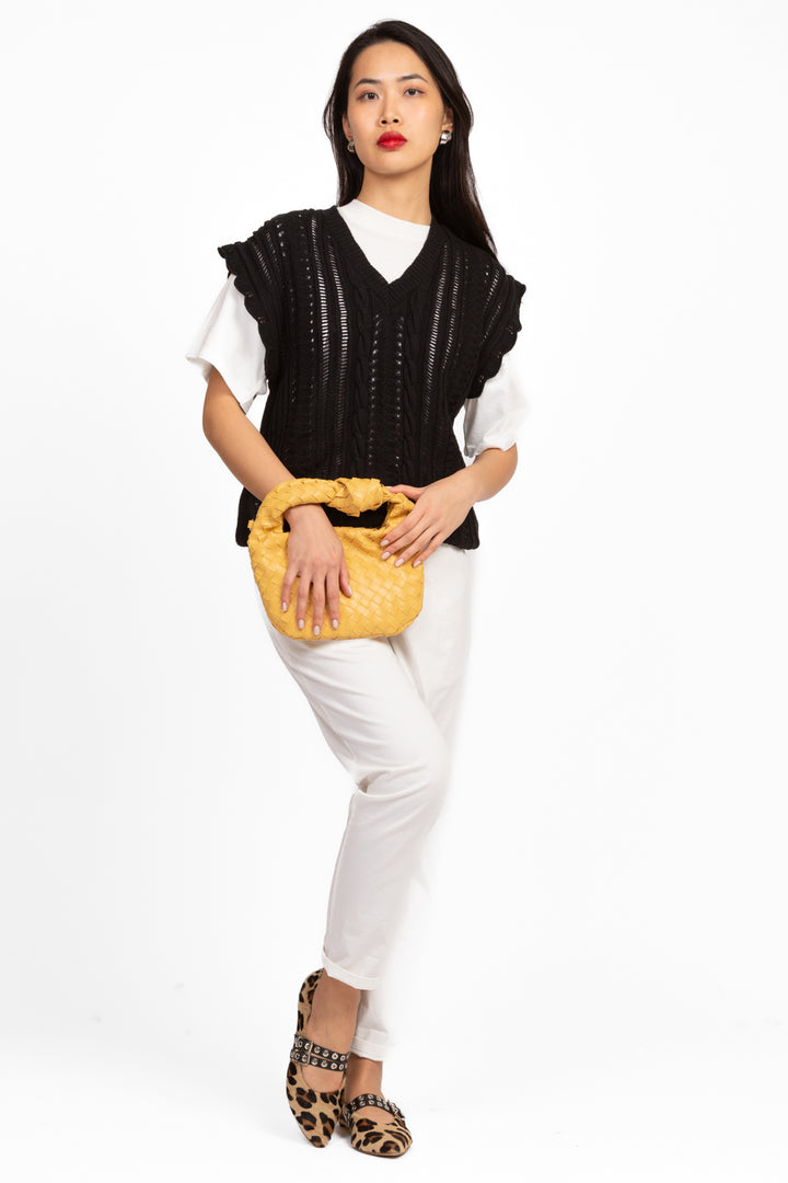 Tensione In - Gilet crochet scollo a v Art. P5HMT08A414