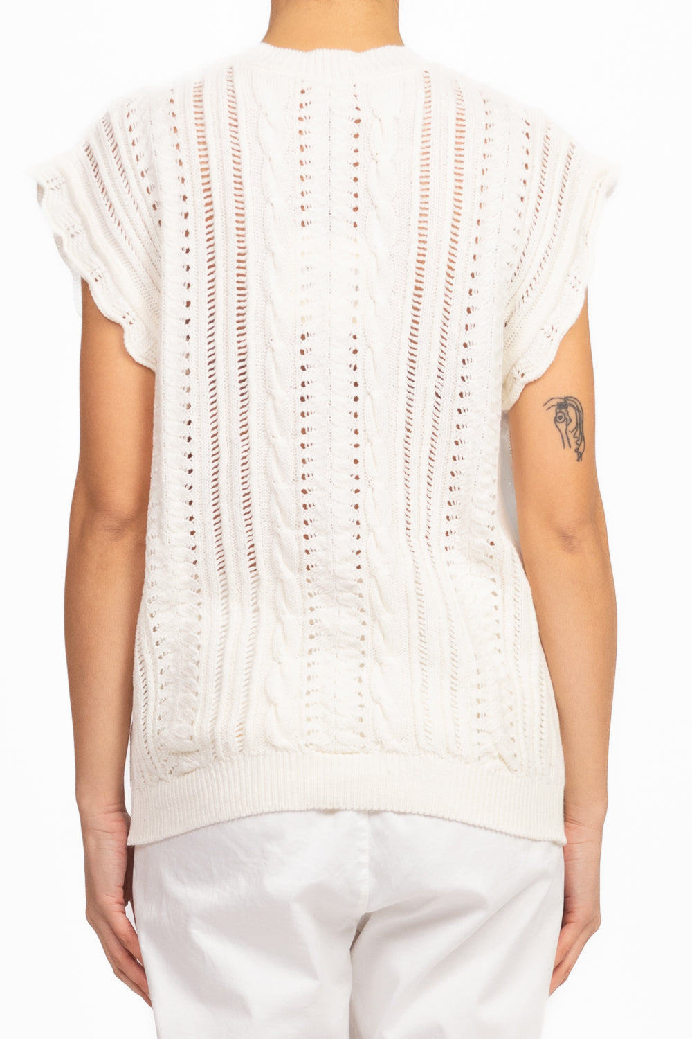 Tensione In - Gilet crochet scollo a v Art. P5HMT08A414
