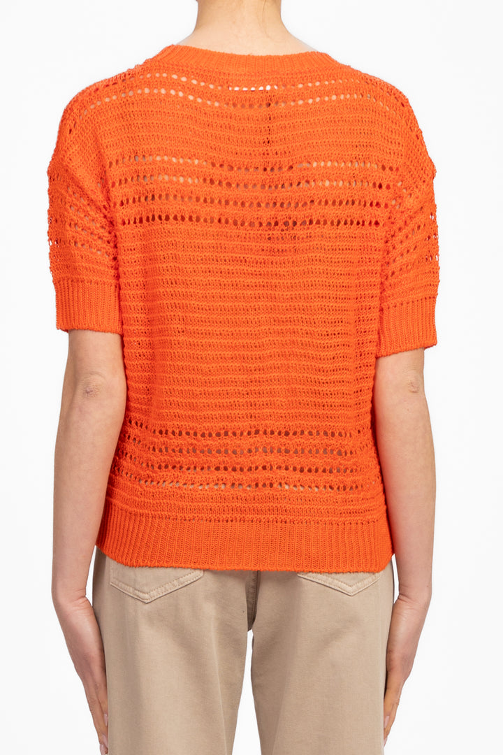 Vicolo - Maglia girocollo traforata Art. 55054D