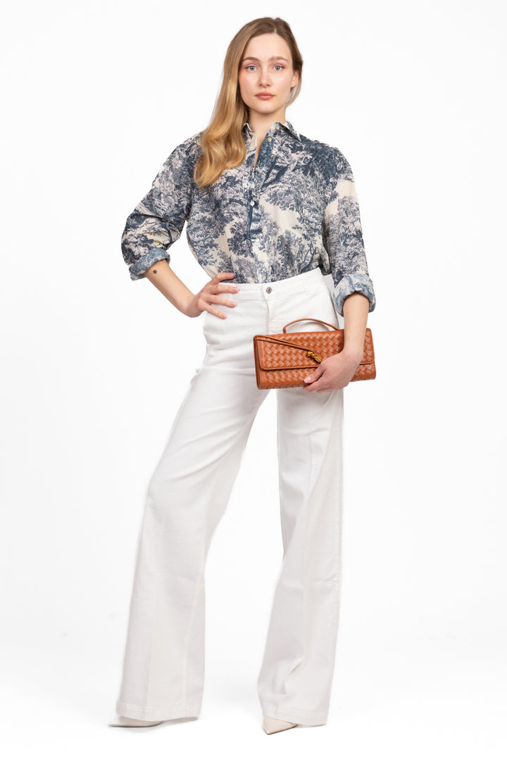Tensione In - Camicia stampa toile de jouy  Art. PE25-2539
