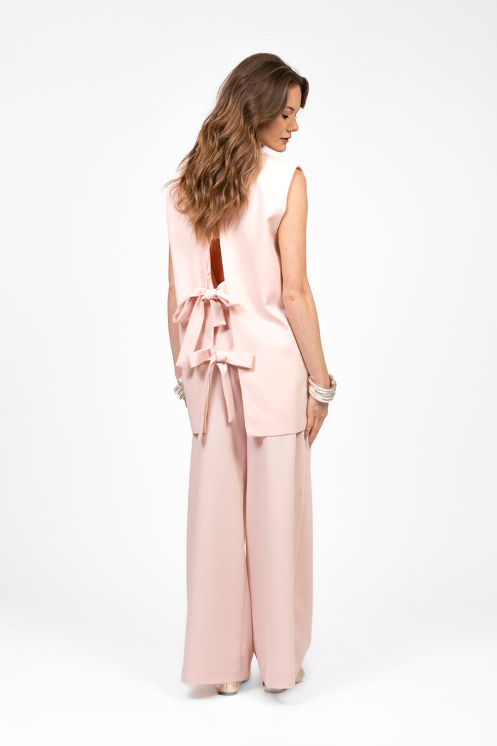 Vicolo - Gilet con fiocchi dietro Art. TD2072