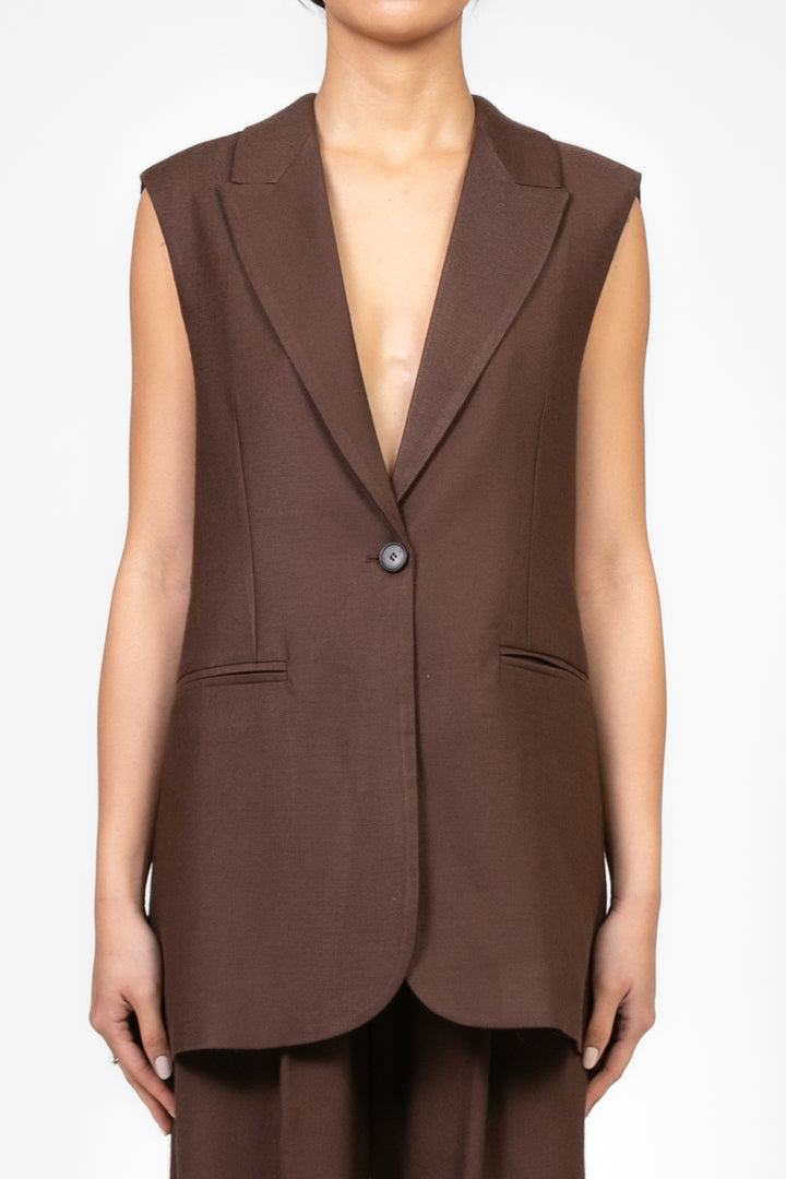 Vicolo - Gilet con fiocco dietro Art. TD2046