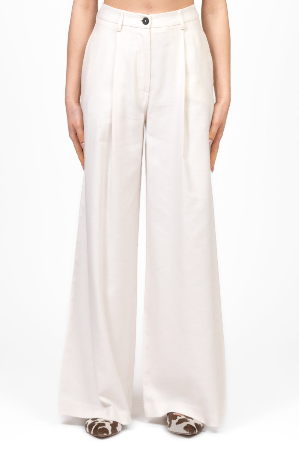 Vicolo - Pantalone palazzo con pieces Art. TD2045