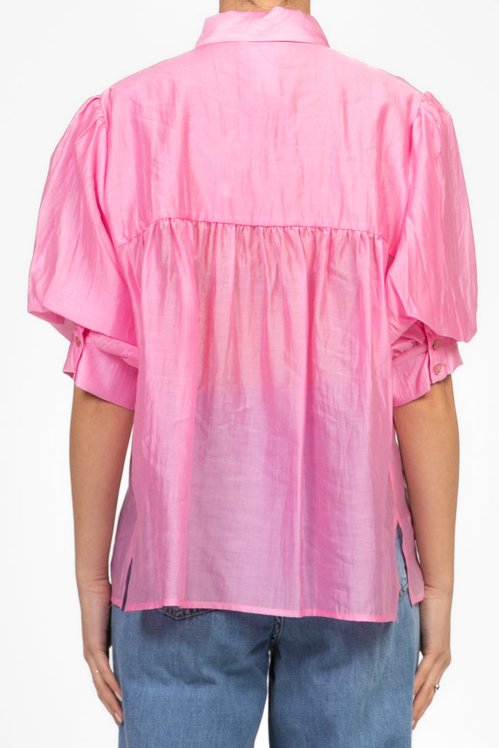 Vicolo - Camicia manica corta a palloncino Art. TD1967