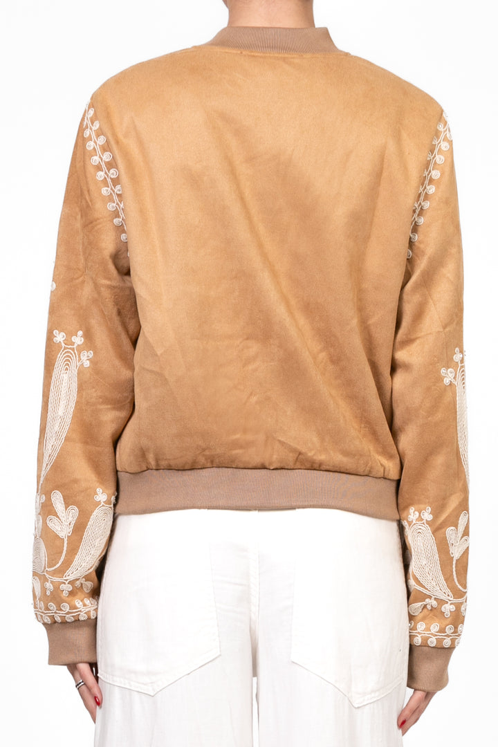 Have One - Bomber effetto suede con ricamo Art. KSS-N051