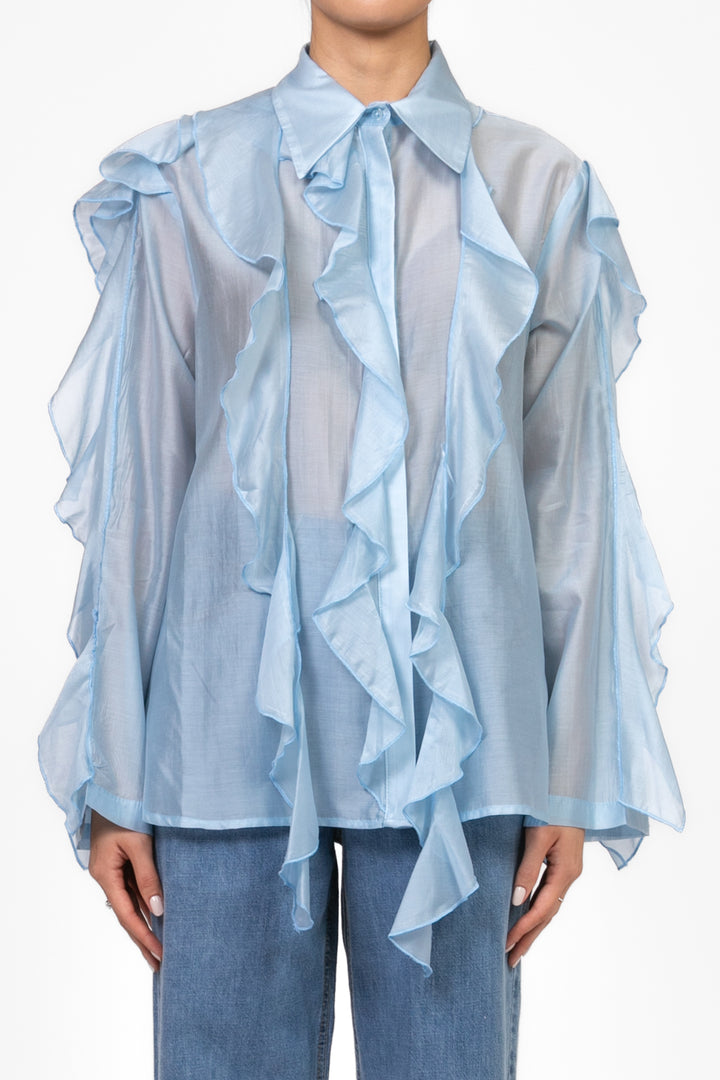 Dixie - Camicia con rouches Art. C881W140