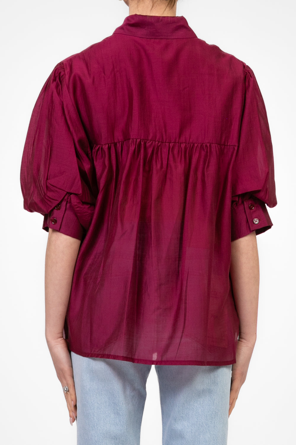 Vicolo - Camicia manica corta a palloncino Art. TD1967