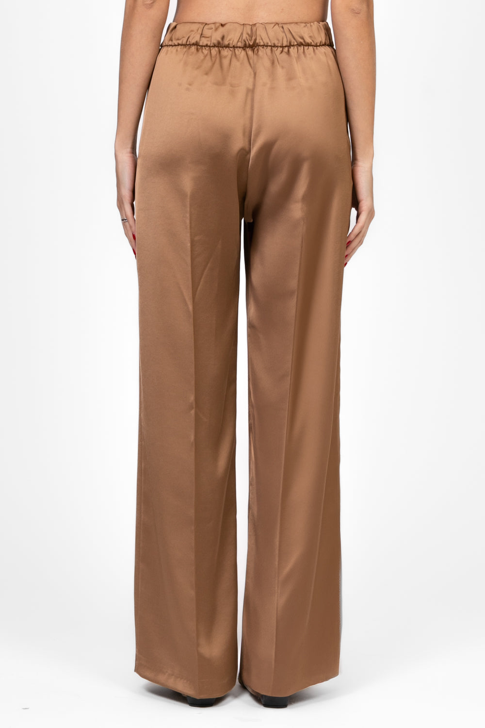 Imperial - Pantalone in raso gamba dritta Art. P5F0JBA