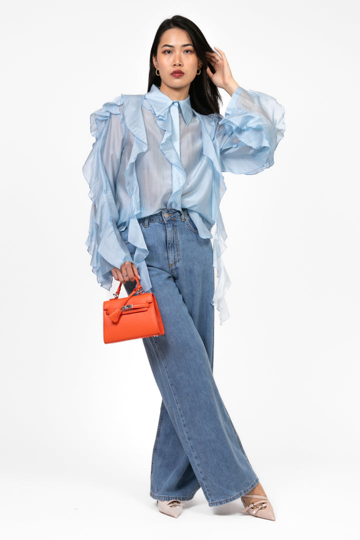 Dixie - Camicia con rouches Art. C881W140