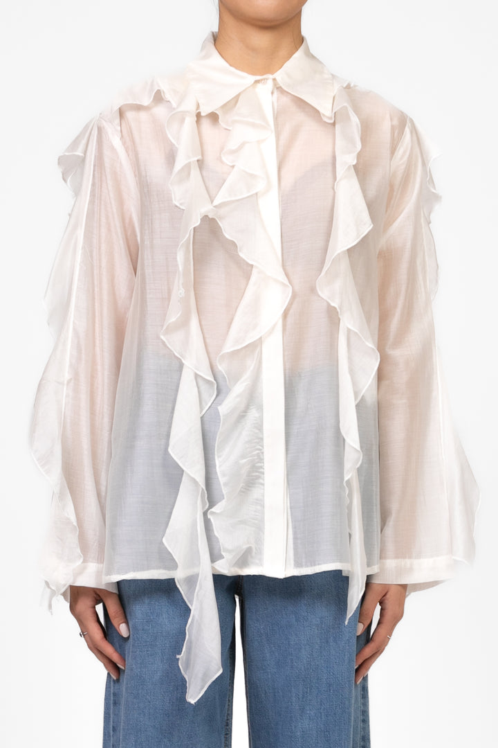 Dixie - Camicia con rouches Art. C881W140