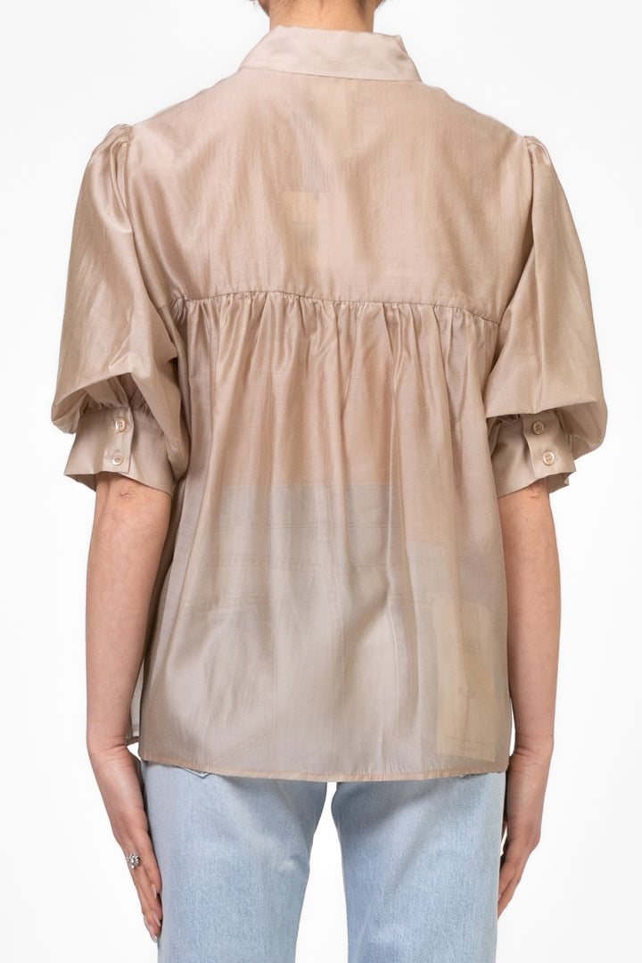 Vicolo - Camicia manica corta a palloncino Art. TD1967