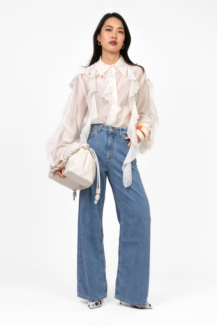 Dixie - Camicia con rouches Art. C881W140
