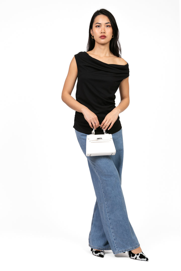 Vicolo - Top scollo shiffer Art. TD2053
