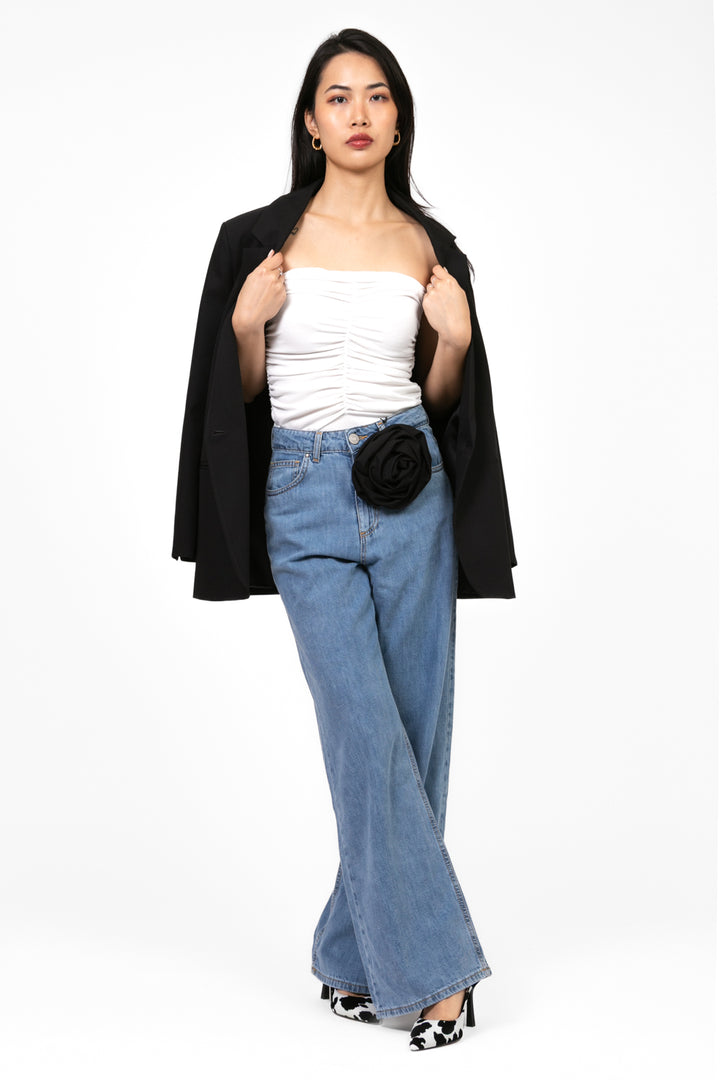 Vicolo - Body a fascia con drappeggio Art. TD2058