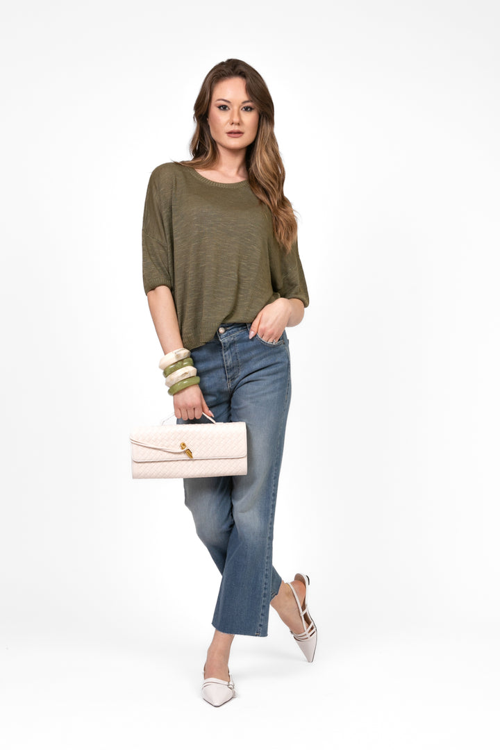 Tensione In - Jeans flared cropped Art. NOAH-760P