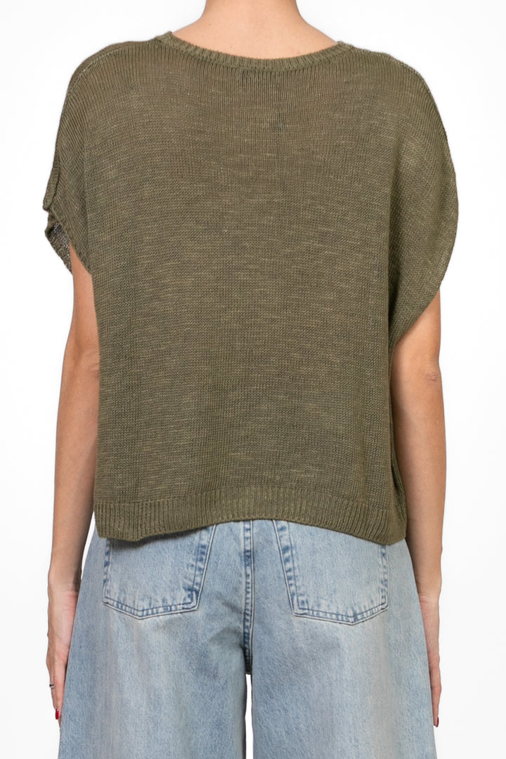 Dixie - Gilet in maglia a scatoletta Art. M833W032X