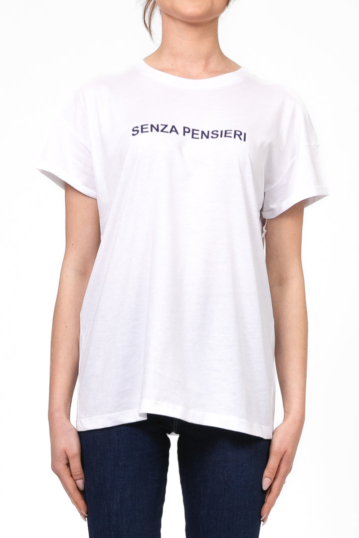 Tensione In - T-shirt "Senza pensieri" Art. 25M7445