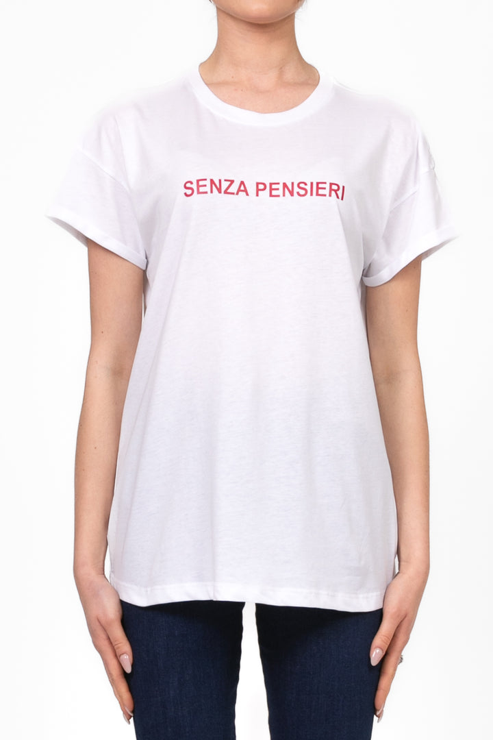 Tensione In - T-shirt "Senza pensieri" Art. 25M7445