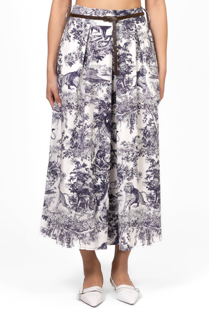 Tensione In - Gonna stampa toile de jouy Art. 36718