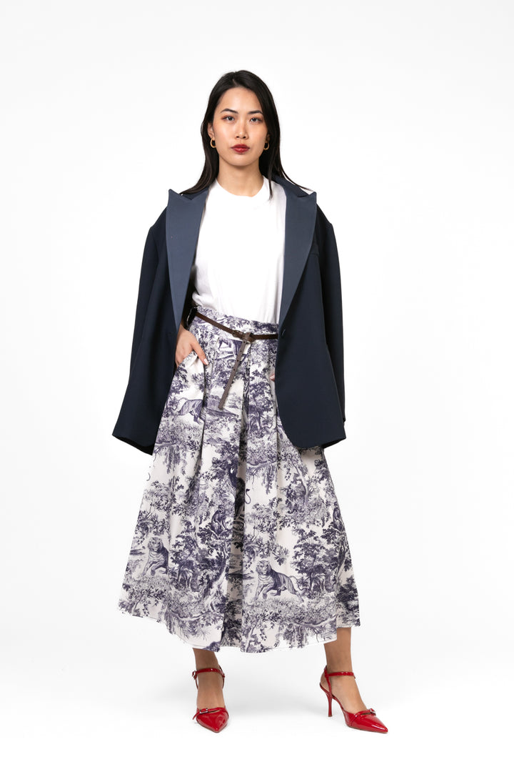 Tensione In - Gonna stampa toile de jouy Art. 36718