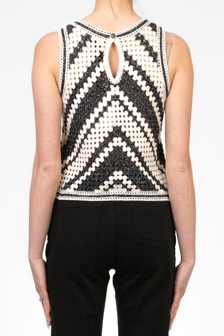 Have One - Top crochet con filo lurex Art. RJJ-N076