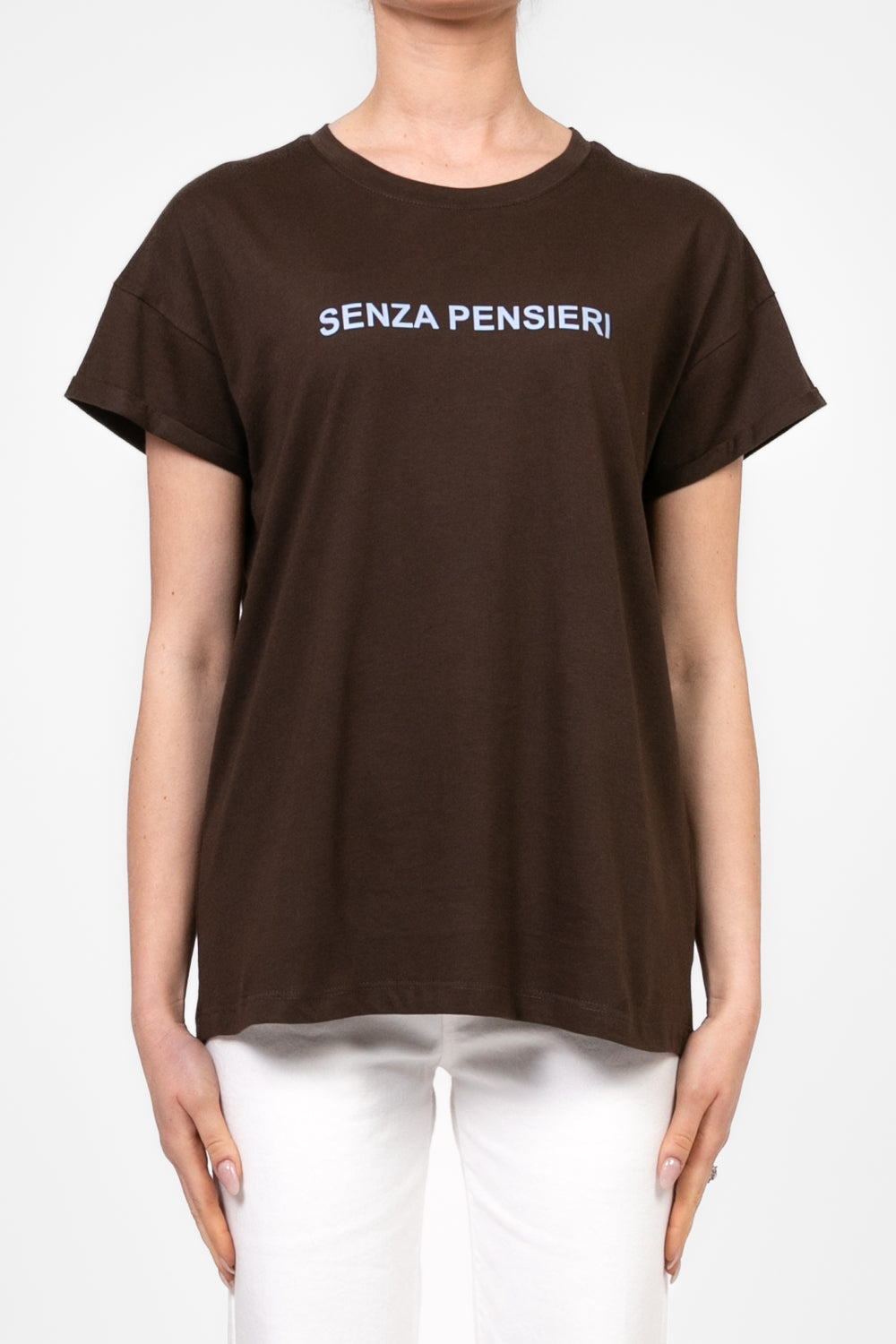 Tensione In - T-shirt "Senza pensieri" Art. 25M7445
