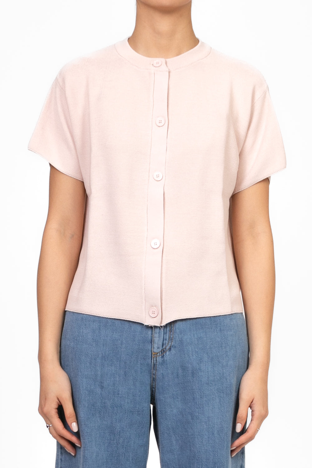 Vicolo - Cardigan girocollo mezza manica Art. 22135D