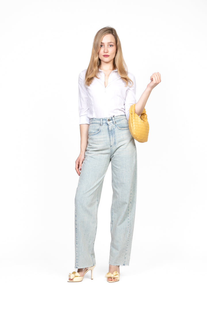 Tensione In - Jeans balloon taglio vivo Art. LAPEL-528P
