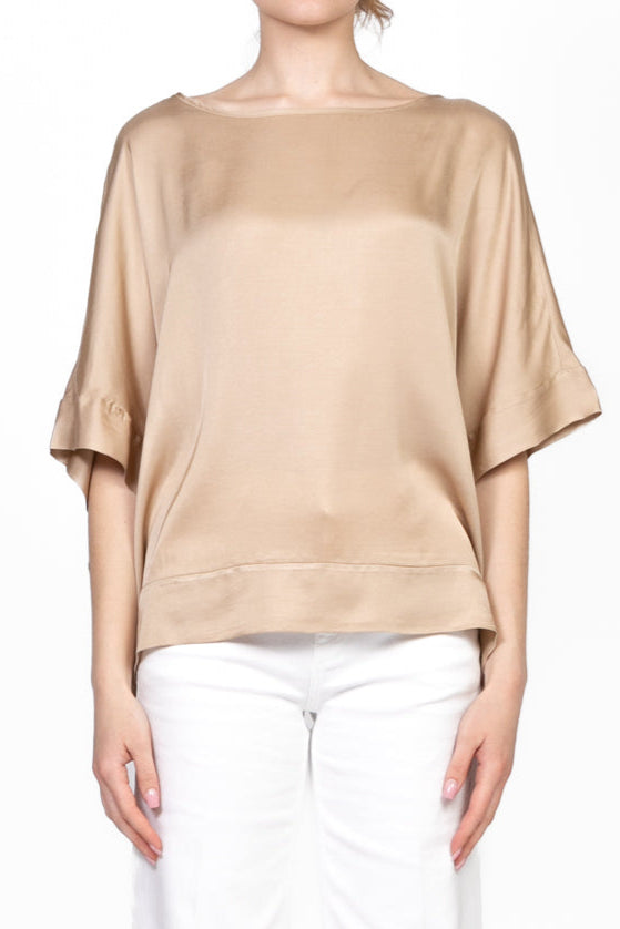 Tensione In - Blusa over in satin Art. F5293B05QPE25