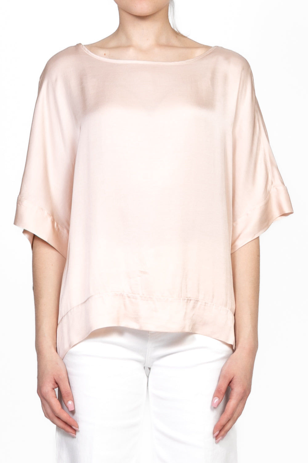 Tensione In - Blusa over in satin Art. F5293B05QPE25