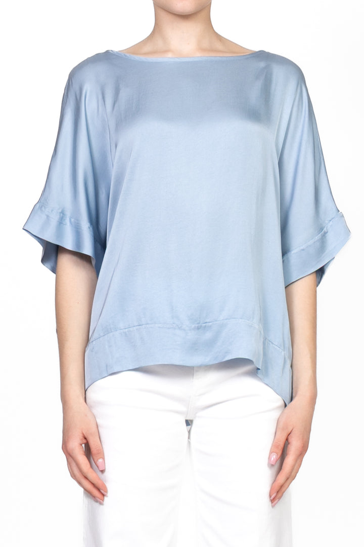 Tensione In - Blusa over in satin Art. F5293B05QPE25