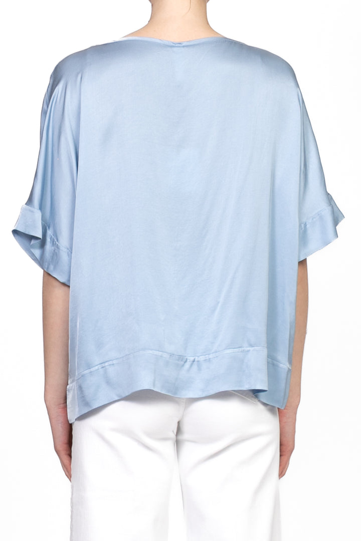 Tensione In - Blusa over in satin Art. F5293B05QPE25