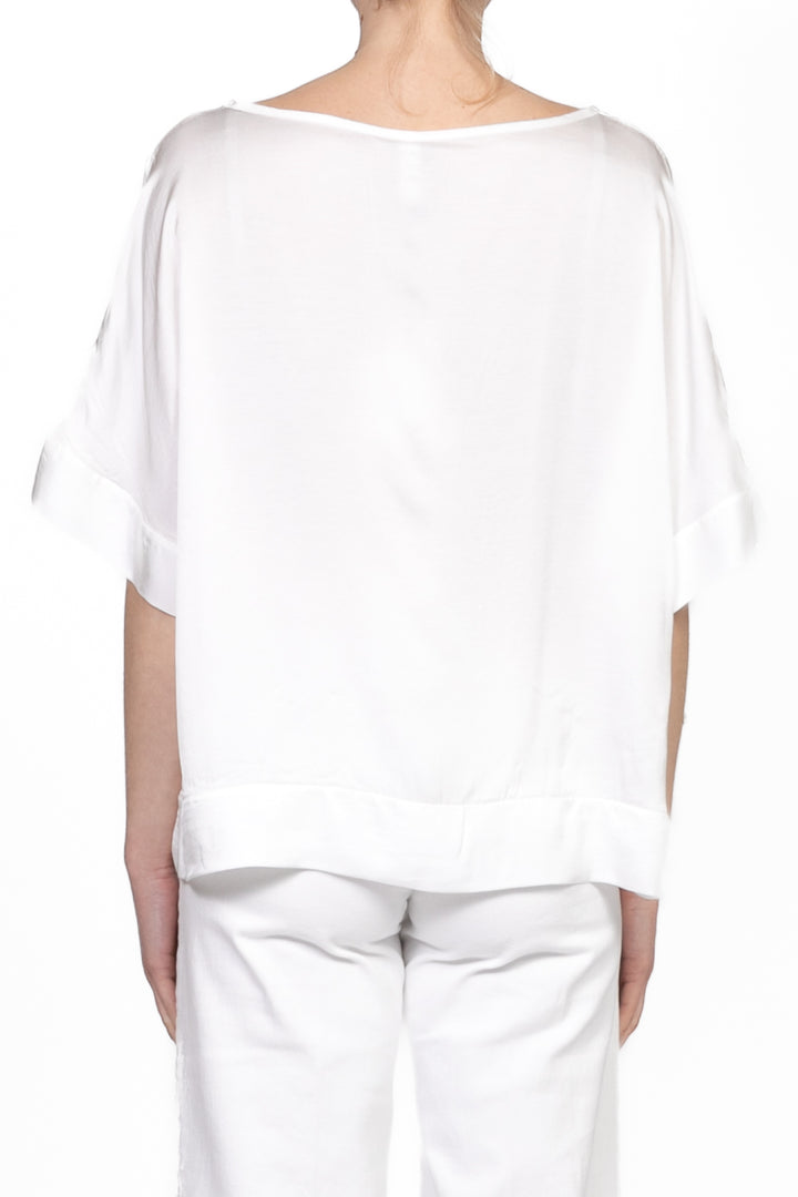 Tensione In - Blusa over in satin Art. F5293B05QPE25