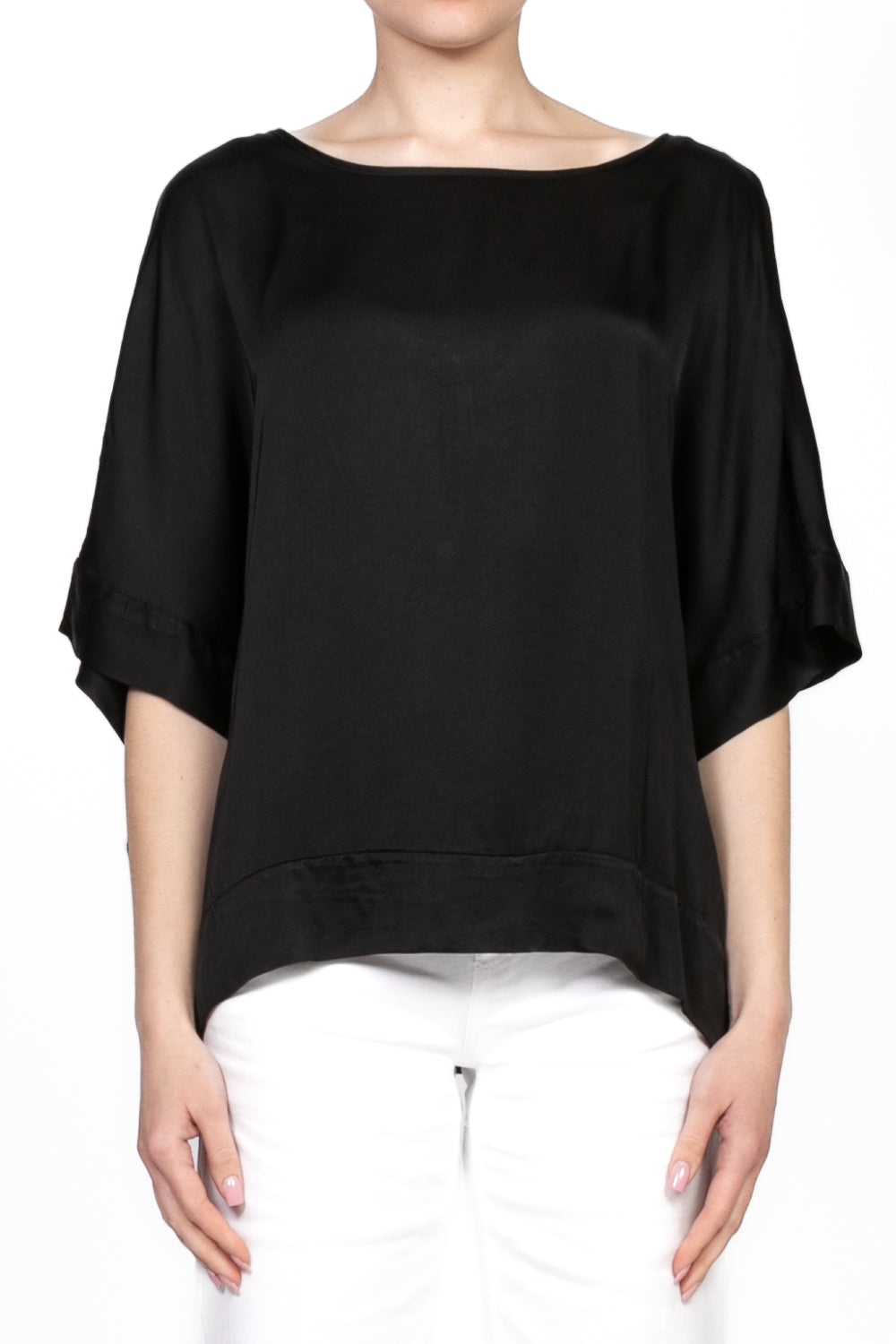 Tensione In - Blusa over in satin Art. F5293B05QPE25