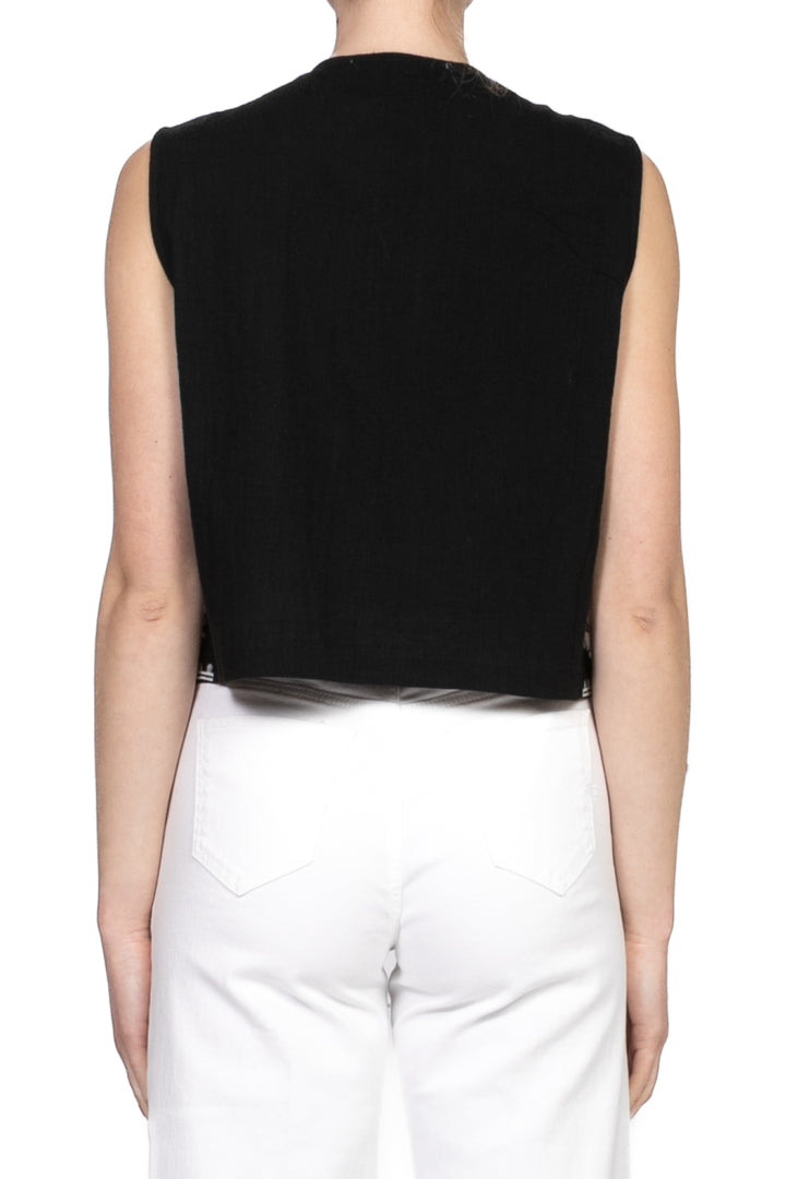 Emunà - Gilet ricamato