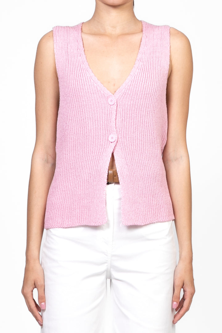 Vicolo - Gilet con bottoni Art. 55028D