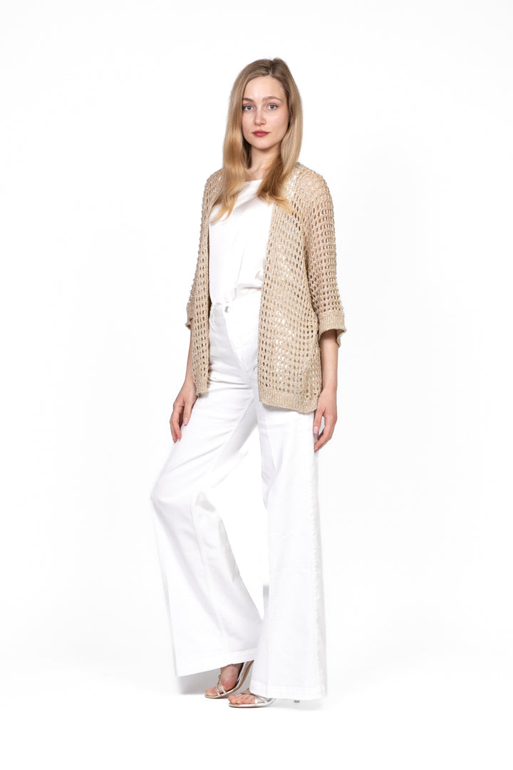 Vicolo - Cardigan lurex traforato Art. 33014D