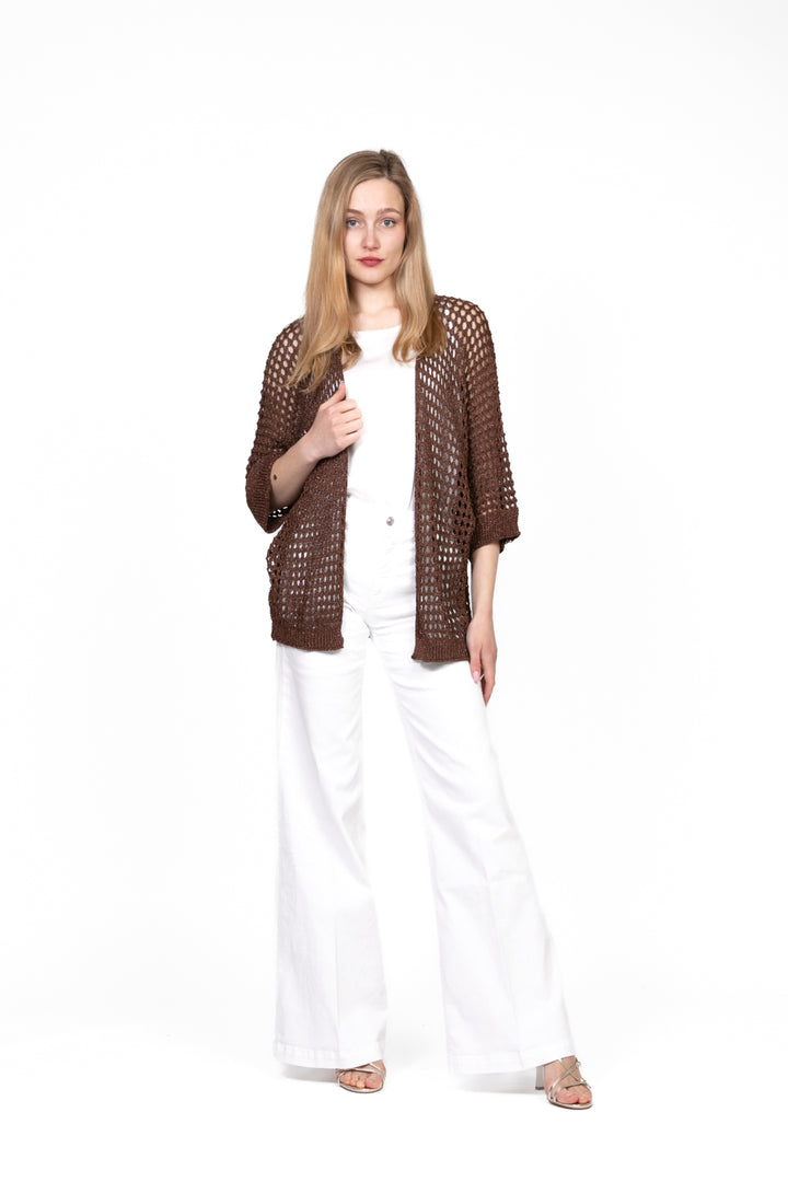 Vicolo - Cardigan lurex traforato Art. 33014D