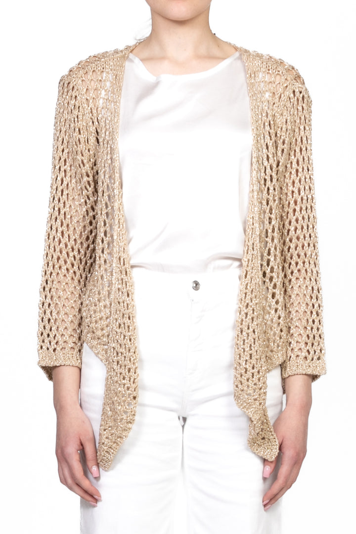 Vicolo - Cardigan scaldacuore lurex traforato Art. 33015D