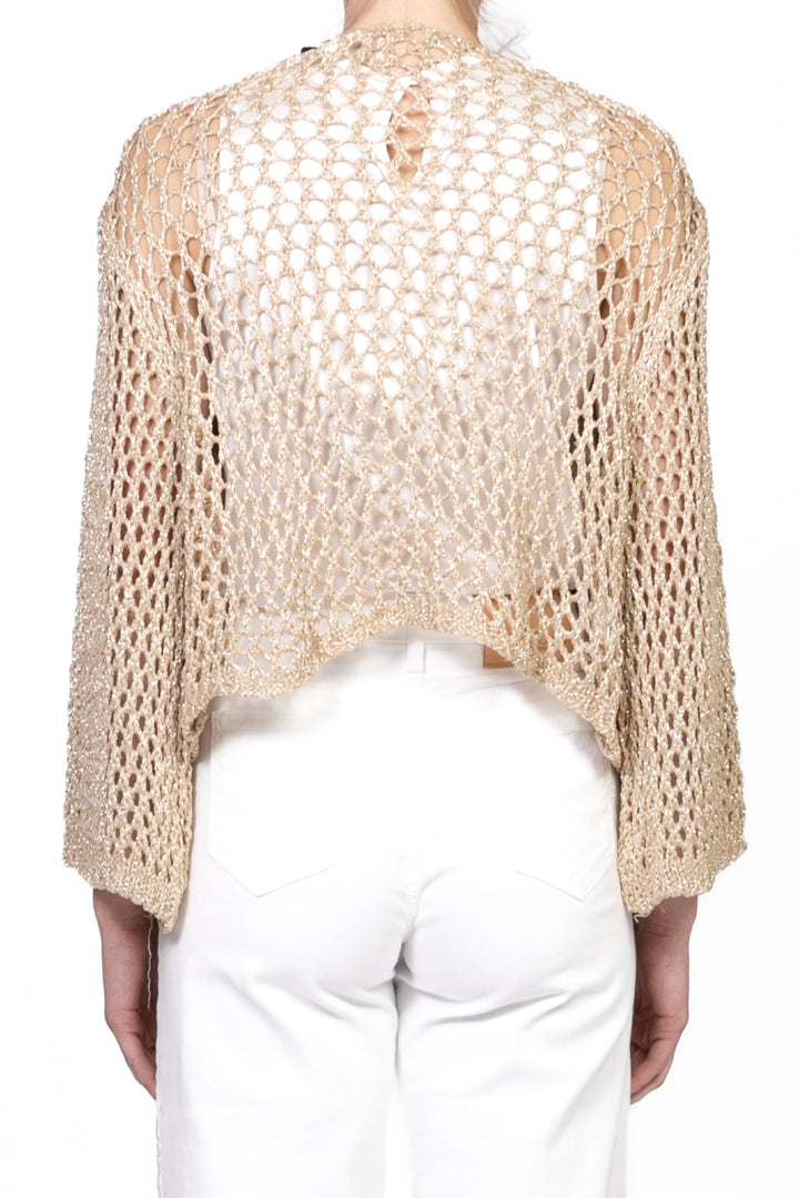 Vicolo - Cardigan scaldacuore lurex traforato Art. 33015D