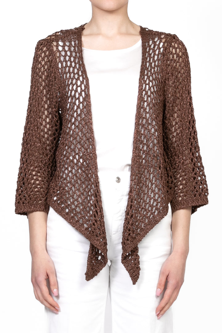 Vicolo - Cardigan scaldacuore lurex traforato Art. 33015D