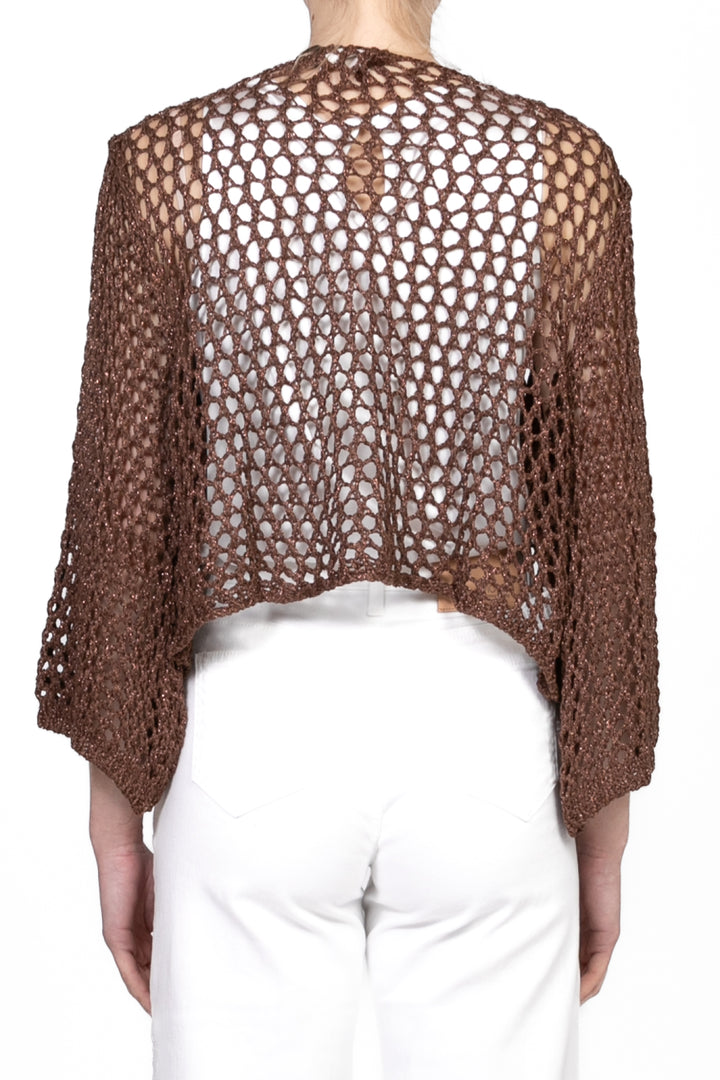 Vicolo - Cardigan scaldacuore lurex traforato Art. 33015D